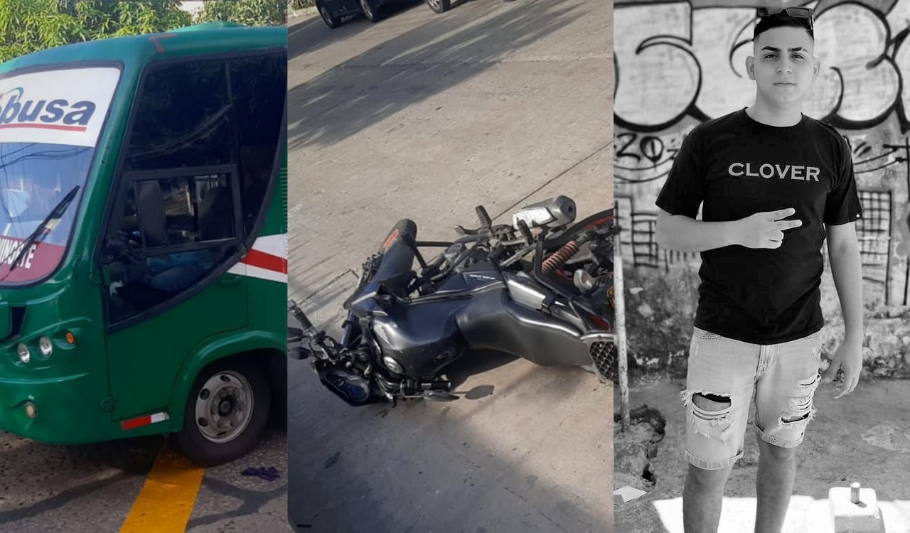 Un Joven Muerto Y Otro Herido Deja Choque Entre Bus Y Motocicleta En El