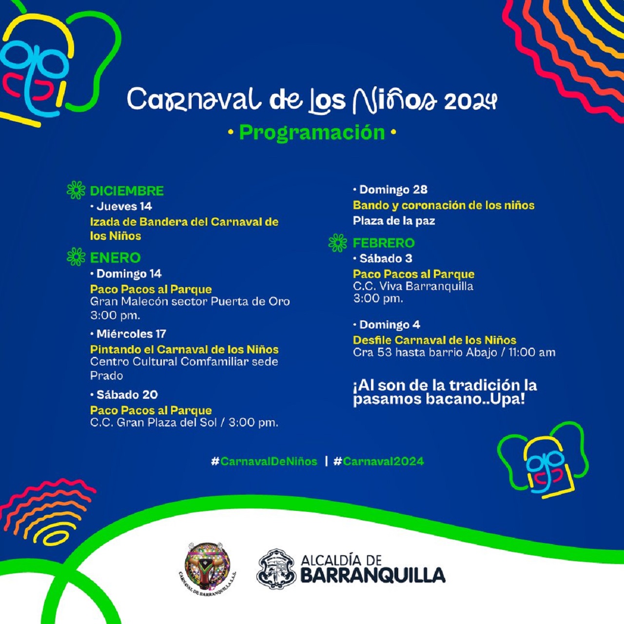 Programaci N Del Carnaval De Barranquilla Orgullo De La Ciudad