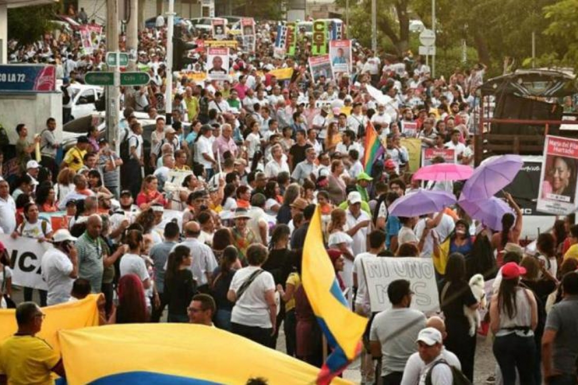 Barranquilla se suma a la jornada de marchas a nivel nacional