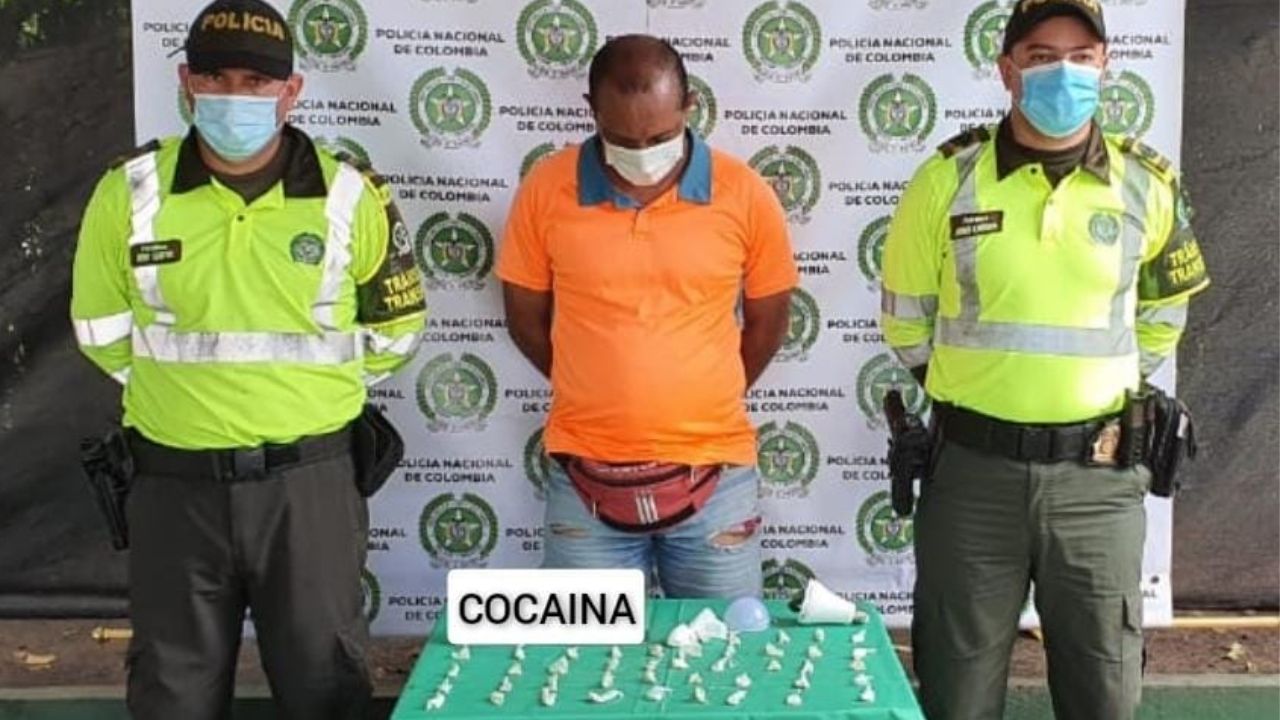 capturado con cocaína en Baranoa