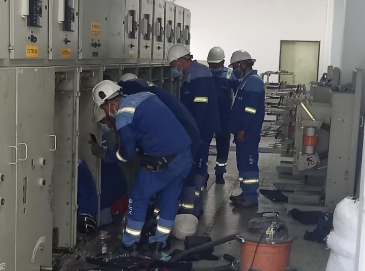 Trabajos eléctricos en el circuito Cordialidad y en el norte de ...