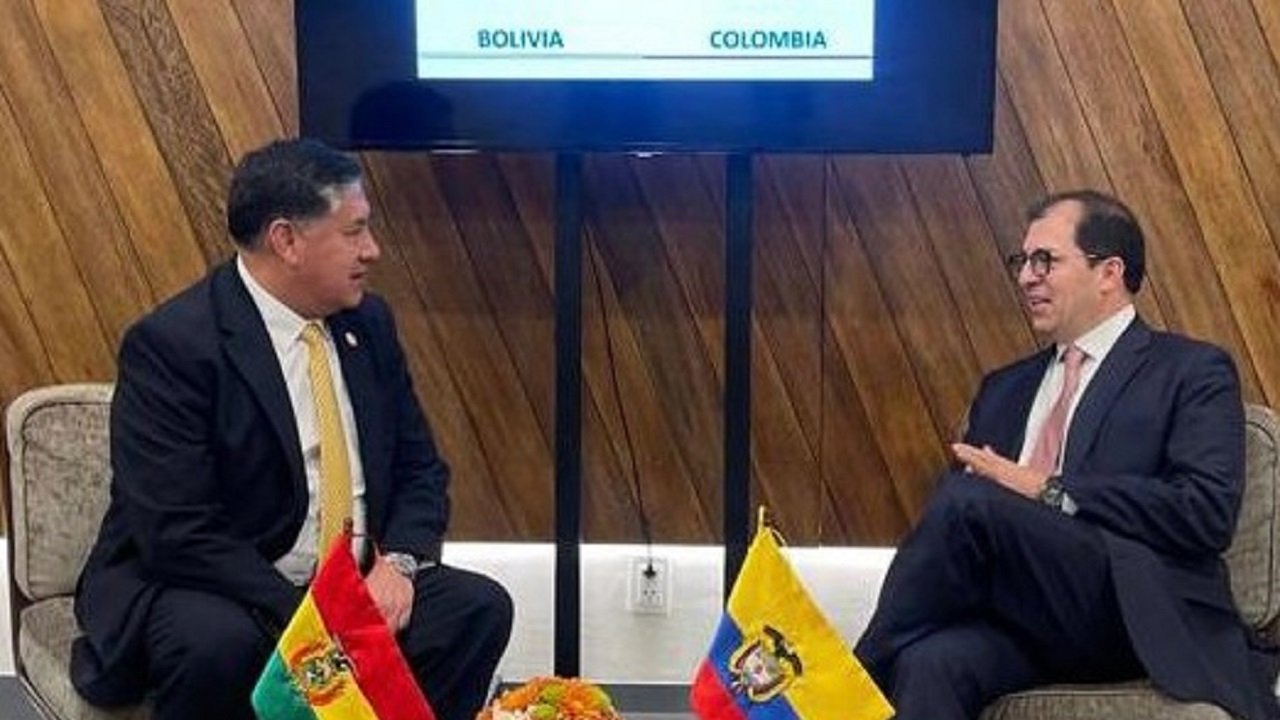 Reunión fiscales generales Bolivia y Colombia