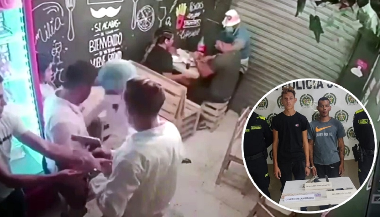 Video: dos hombres fueron capturados en flagrancia por robo en negocio ...