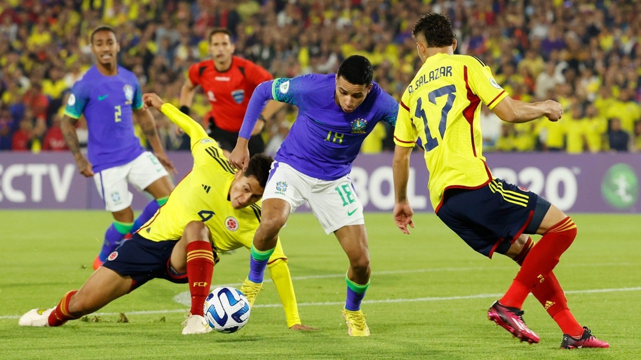 Colombia empató con Brasil, pero logró el objetivo de inscribirse en