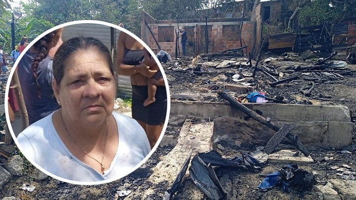 Incendio barrio Carrizal rescatan a menor (1)