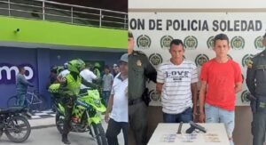 “Intimidaron a los empleados y robaron el producido del día”: Policía sobre capturados en Soledad