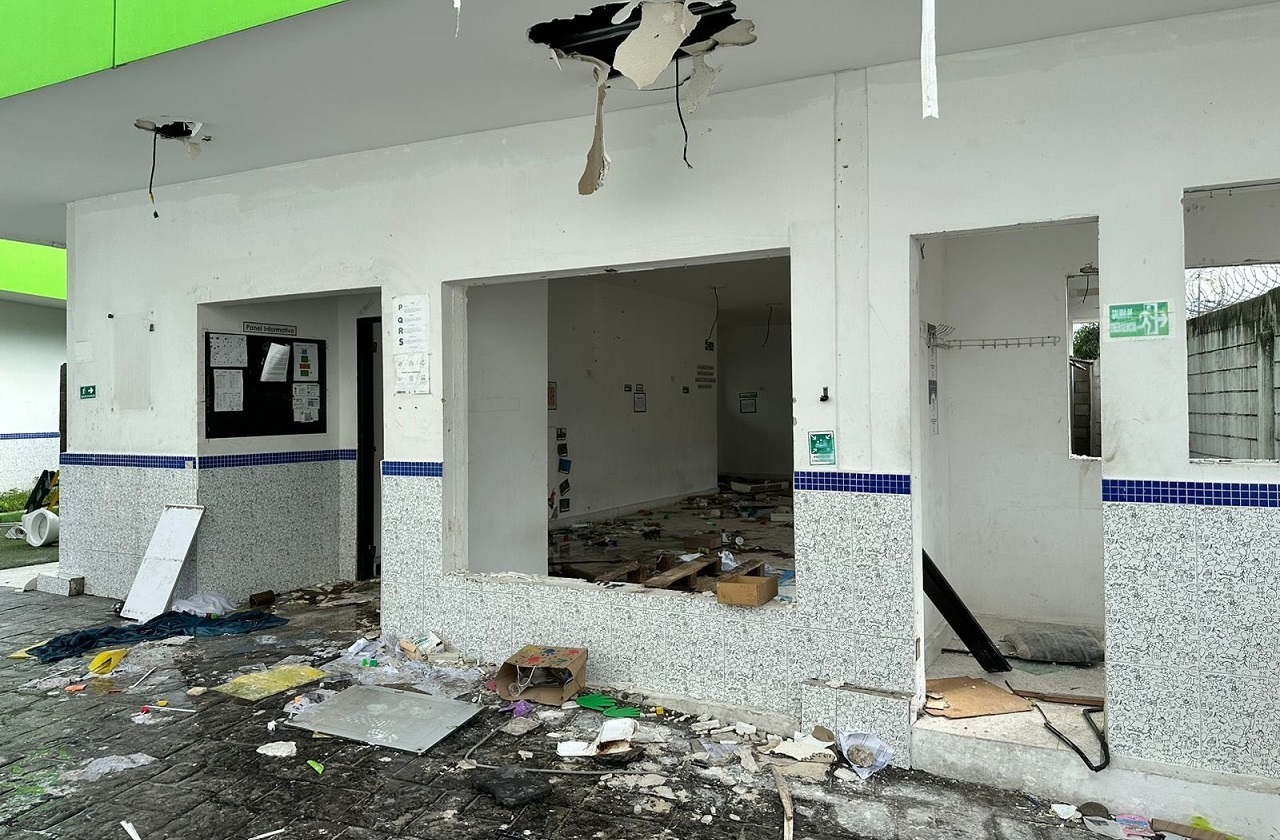 Vandalismo CDI Barranquilla