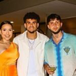 Luis Díaz y su esposa Geraldine Ponce disfrutan vacaciones con familia y amigos en Barrancas