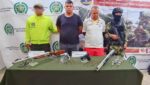 Con armas y municiones sorprendieron a presuntos miembros de los Pepes en el barrio Villanueva