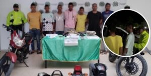 (Video) Capturan a siete presuntos miembros de los Pepes en Ponedera y Palmar de Varela
