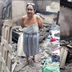 “Estaba acostada cuando la luz empezó a subir y bajar”: incendio consumió una vivienda en Las Flores