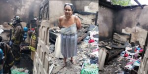 “Estaba acostada cuando la luz empezó a subir y bajar”: incendio consumió una vivienda en Las Flores