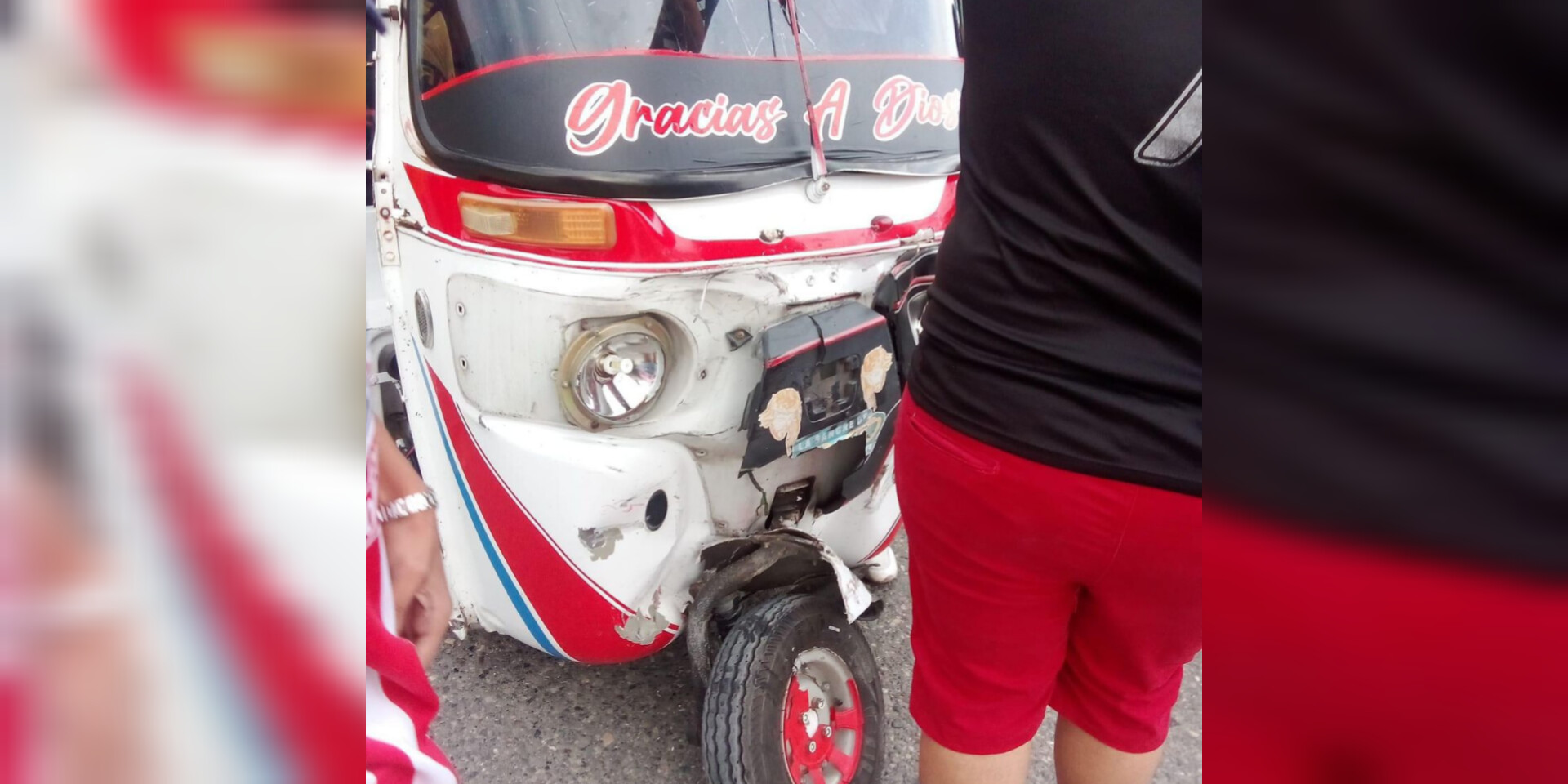 Choque entre motocarro y motocicleta deja tres heridos en Palmar de ...