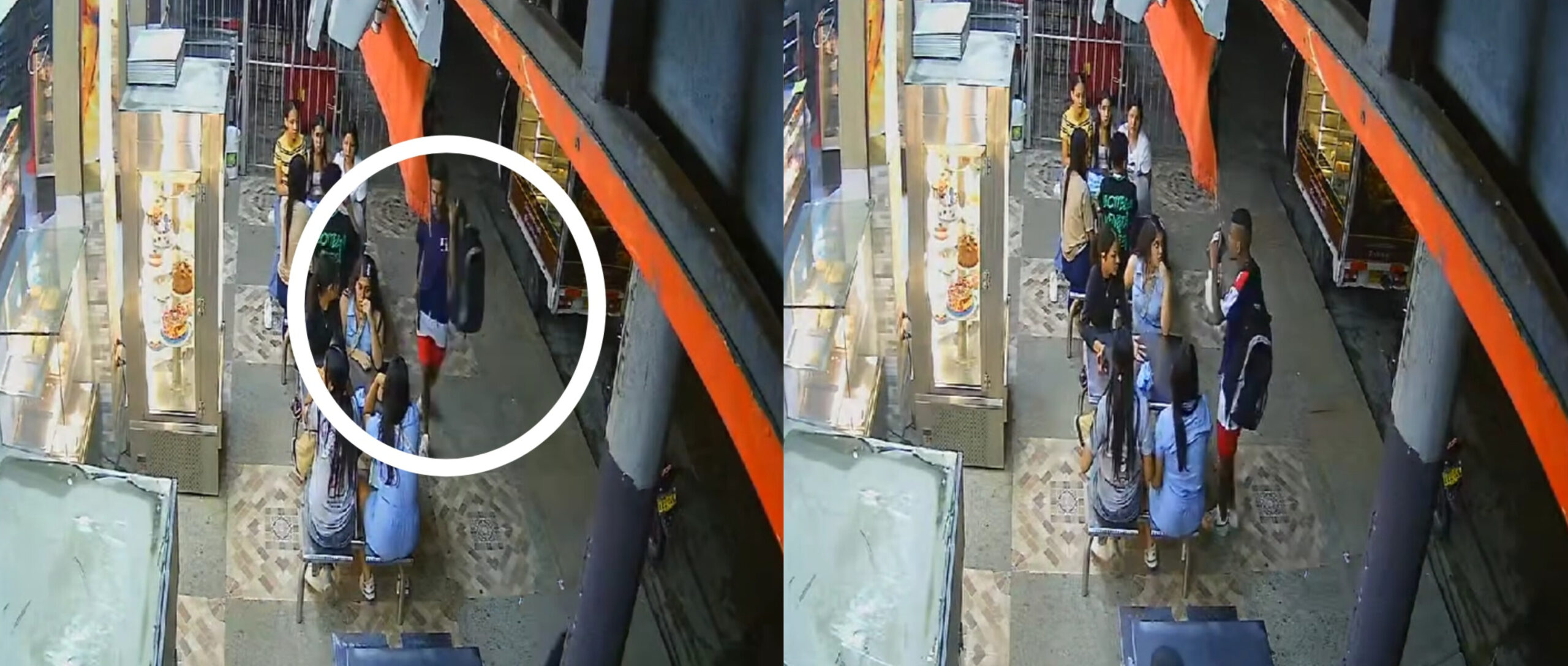 Cámara captó atraco a clientes de una panadería en el barrio Ciudadela ...