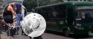 Falleció bebé de la joven embarazada que cayó de un bus en la calle 30, en Barranquilla