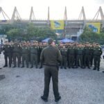 1.550 hombres y mujeres de la Policía custodiarán el Coloso de la Ciudadela por el partido Colombia-Argentina