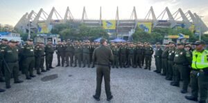 1.550 hombres y mujeres de la Policía custodiarán el Coloso de la Ciudadela por el partido Colombia-Argentina