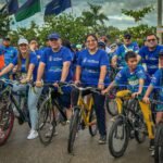 A ritmo de bicicleta, centenares de soledeños le dijeron “no al cambio climático”