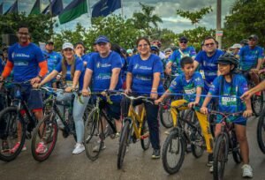 A ritmo de bicicleta, centenares de soledeños le dijeron “no al cambio climático”