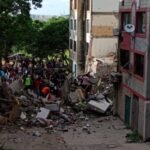 Colapso de edificio en el barrio Campo Alegre habría dejado varias personas heridas