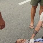 “Cuando iba a cruzar la vía fue impactado por la moto”: peatón herido en accidente vial en la Circunvalar, en Barranquilla