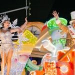 Reyes del Carnaval de Barranquilla 2025 brillaron en la Gran Parada de la Luz