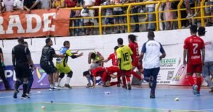 Final de la Liga Futsal-II entre Sabaneros y La Dorada acabó en pelea: la FCF aún no se pronuncia