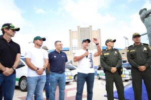 Con recursos de la Tasa de Seguridad, entregan 20 nuevos CAI móviles a la Policía Metropolitana de Barranquilla