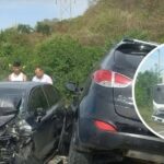 Choque triple en la vía Barranquilla-Santa Marta: “Están involucrados dos carros y un furgón ”