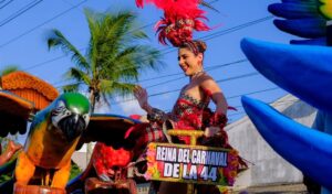 Reina del Carnaval de la 44 fue una de las invitadas especiales del Desfile de Carrozas de Sincelejo