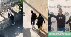 (Video) Con dron, Policía hizo seguimiento de presunto expendedor de estupefacientes en el barrio Los Laureles