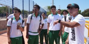 Alcalde Char inspeccionó avances de pista de patinaje y polideportivo en La Magdalena