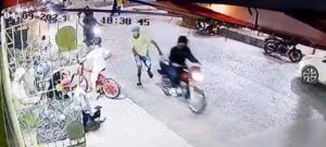 En video quedó captado ataque sicarial donde fue asesinado un hombre en el barrio Las Nieves