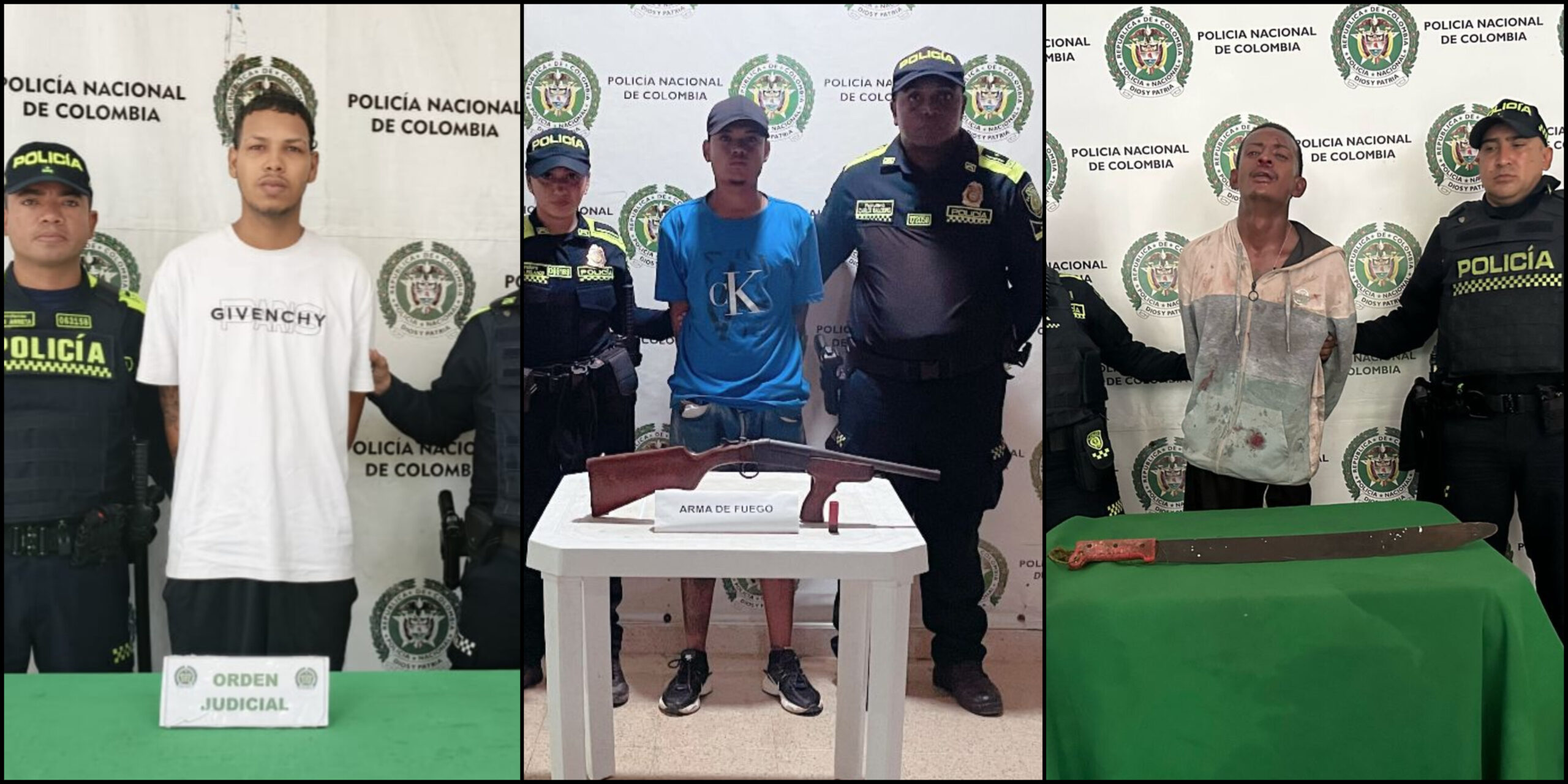 Policía captura a tres hombres por distintos delitos en Barranquilla y ...