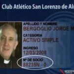 Edad y hora en la que murió el papa Francisco coincidió con su número de socio en el Club San Lorenzo