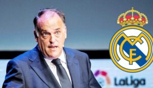 “Florentino no protesta, presiona. No se queja, amenaza”: presidente de La Liga contra máximo dirigente del Real Madrid