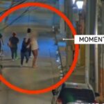 (Video) Capturan a adulto y aprehenden a menor por robo de cadena de oro a turista extranjero en Cartagena