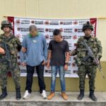 Tras intensos combates, Ejército capturó a dos presuntos integrantes de las Autodefensas de la Sierra en el Cesar
