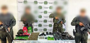 Incautan material de guerra del Clan del Golfo que sería utilizado contra la fuerza pública en Bolívar