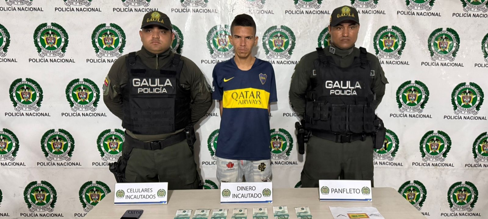Policía captura a alias Gatico, presunto extorsionista de los Costeños ...