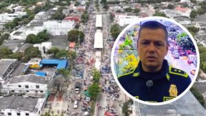 “Cerca de 5.000 personas participaron de manera pacífica”: Policía sobre marcha del 1M en Barranquilla