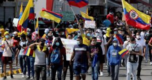 Así fue la concentración en Barranquilla durante el primer día de paro nacional