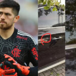 “El blindaje del carro lo salvó”: disparan contra carro del portero de Flamengo en intento de atraco en Brasil