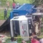 Tragedia en inmediaciones del puente de Calamar: conductor de volqueta pierde la vida en accidente