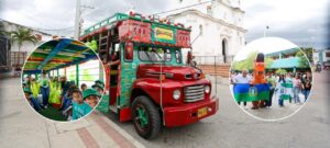 La “Chiva Ambiental por la Paz” llevó educación, alegría y diversión a diferentes sectores en Soledad