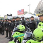 Un total de 1.400 uniformados de la policía integran el dispositivo de seguridad para el duelo Colombia-Perú