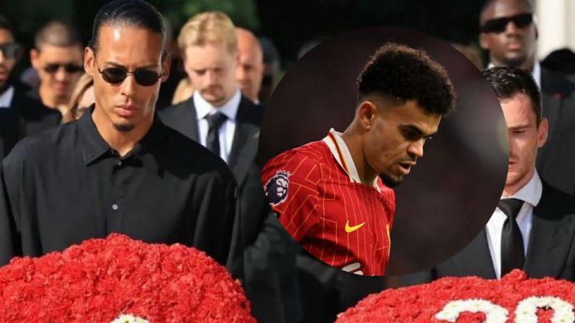 Críticas a Luis Díaz por su ausencia en el funeral de Diogo Jota: “Prefirió reunirse con streamers en Colombia”