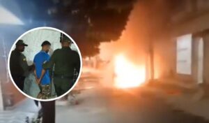 “Le prendió fuego a la vivienda de la víctima porque esta no le pagó extorsión”: capturan a presunto delincuente en Bolívar