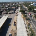 Habilitan 300 metros de la intervenida vía Circunvalar en Soledad