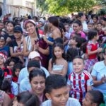 Soledad brilló con el inicio de las “Novenas Navideñas” en Villa Estefany